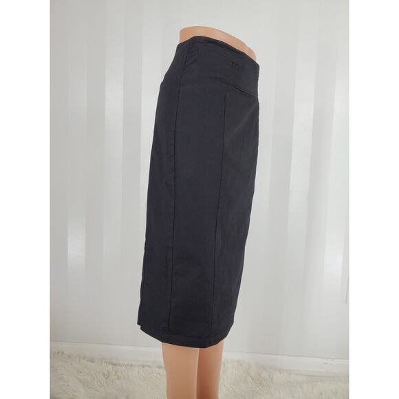 NEW YORK & CO Women's Black Straight Skirt Sz 0 - Picture 2 of 8
